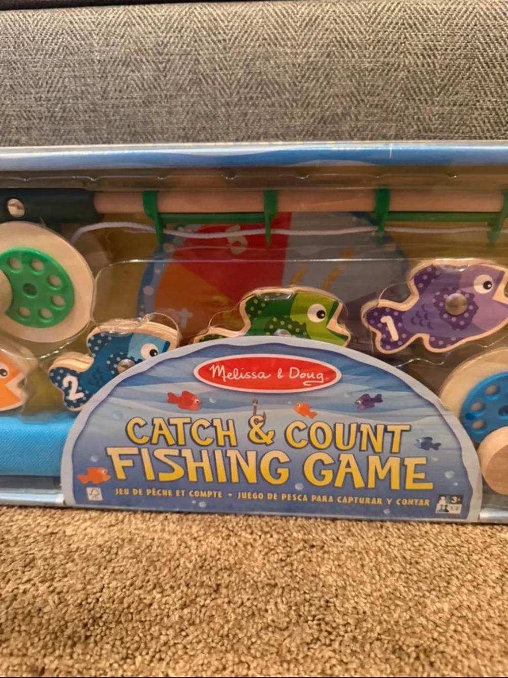 Melissa & Doug Catch & Count Fishing Game - Multi-Color